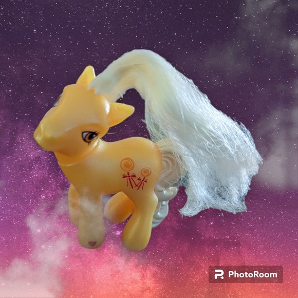 My Little Pony G3 MLP McDonalds Butterscotch Happy Meal 3" Figure Toy Lollypop - Picture 1 of 8